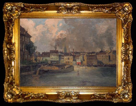 framed  Julius Jacob the Younger Painted, ta009-2
